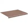 Image de vidaXL Toile de store Marron 4x3 m