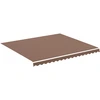 Image de vidaXL Tissu de store brun 4x3,5 m