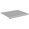 Image de vidaXL Tissu de store anthracite et blanc 4,5x3,5 m