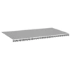 Image de vidaXL Tissu de store anthracite et blanc 6x3 m
