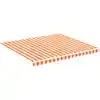 Image de vidaXL Toile de store jaune et orange 4x3,5 m