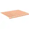 Image de vidaXL Toile de store jaune et orange 4,5x3,5 m
