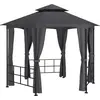 Image de vidaXL Pavillon avec parois latérales 3,1x2,7 m Anthracite