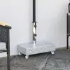 Image de vidaXL Porte-parapluies gris clair 45x25x8,3 cm Granit