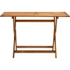 Image de vidaXL Table de jardin pliante 120x70x75 cm en bois massif d'acacia