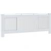 Image de vidaXL Habillage de radiateur MDF blanc 205 cm