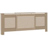 Image de vidaXL MDF Habillage de radiateur 205 cm