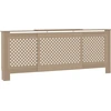 Image de vidaXL MDF Habillage de radiateur 205 cm
