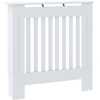 Image de vidaXL Habillage de radiateur MDF blanc 78 cm