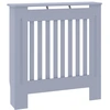 Image de vidaXL Cache-radiateur en MDF gris 78 cm