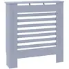 Image de vidaXL MDF Habillage de radiateur Gris 78 cm