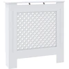 Image de vidaXL MDF Habillage de radiateur blanc 78 cm