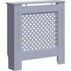 Image de vidaXL MDF Habillage de radiateur Gris 78 cm