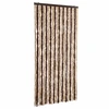 Image de vidaXL Rideau anti-insectes beige et marron clair 90x200 cm chenille