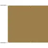 Image de vidaXL Store vertical Beige 60x1200 cm Tissu Oxford