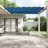 Image de vidaXL Store vertical bleu 60x420 cm Toile Oxford