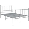Image de lit vidaXL gris métal 120x200 cm