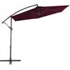 Image de vidaXL Parapluie avec mât en aluminium 300 cm rouge bordeaux