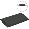 Image de vidaXL Housse de rechange pour parasol Anthracite 300 cm