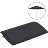 Image de vidaXL Housse de rechange pour parasol noir 300 cm