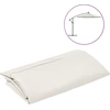Image de vidaXL Housse de remplacement pour parasol sable blanc 350 cm