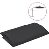 Image de vidaXL Housse de rechange pour parasol noir 350 cm