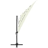 Image de vidaXL Parasol avec mât en aluminium 4 plis sable 250x250 cm
