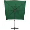 Image de vidaXL Parasol avec mât en aluminium 4 couches vert 250x250 cm
