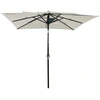 Image de vidaXL Parasol avec mât en aluminium 3 couches couleur sable 2,5x2,5 m