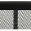 Image de vidaXL Moustiquaire pour portes 10 pcs. Rideau filet noir 240x240 cm