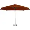 Image de vidaXL Parapluie avec mât en aluminium 300 cm Terracota