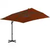 Image de vidaXL Parapluie avec mât en aluminium 300x300 cm Terracota