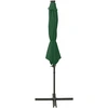 Image de vidaXL Parapluie avec éclairage LED 300 cm vert
