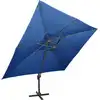 Image de vidaXL Parasol ampli avec aération 400x300 cm bleu azur