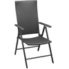 Image de vidaXL Chaises de jardin 4 pcs. Poly rotin noir