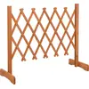 Image de vidaXL Clôture de jardin orange 120x60 cm Sapin massif