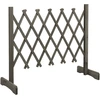 Image de vidaXL Clôture de jardin Gris 120x60 cm Sapin massif