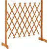 Image de Clôture de jardin orange 120x90 cm en bois massif de sapin