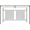 Image de vidaXL Pavillon avec toit extensible 3x4x2,3 m Blanc crème 180 g/m