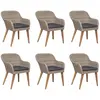 Image de vidaXL Ensemble de jardin 7 pièces avec coussins Poly Rattan