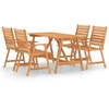 Image de vidaXL Ensemble de jardin 5 pièces en bois massif d'acacia