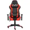Image de vidaXL Chaise de jeu pivotante rouge PVC