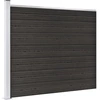 Image de vidaXL Zaunelement WPC 175x146 cm Grau