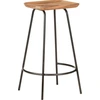 Image de vidaXL Tabouret de bar 2 pcs. Bois massif acacia