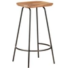 Image de vidaXL Tabouret de bar 4 pcs. bois massif acacia
