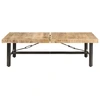 Image de vidaXL Table basse 142x90x42 cm bois massif mangue