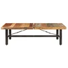 Image de vidaXL Table basse 142x90x42 cm Vieux bois massif