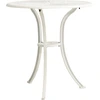 Image de vidaXL Table de jardin blanche 62x62x65 cm fonte d'aluminium