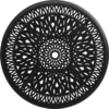 Image de vidaXL Table de jardin noire 90x90x74 cm fonte d'aluminium