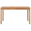 Image de vidaXL Table de jardin à manger 140x80x77 cm en teck massif